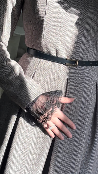 coffee-colored laila dress