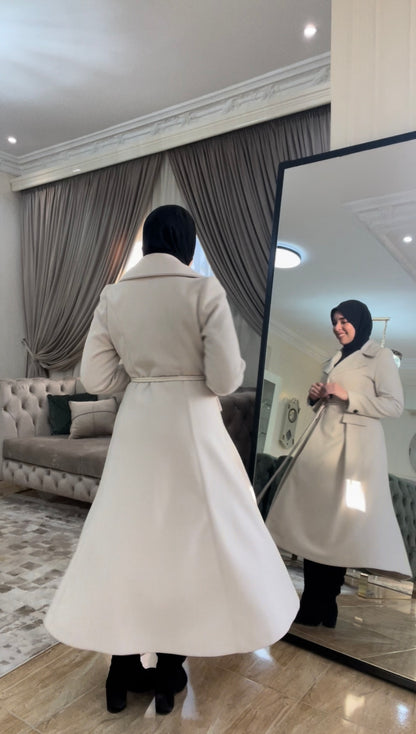 princess coat off-white