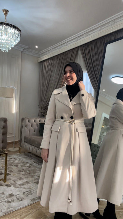 princess coat off-white