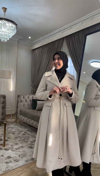 princess coat off-white