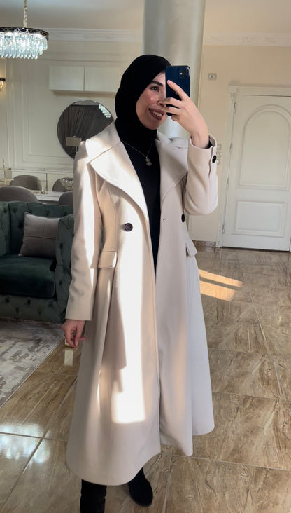 princess coat off-white