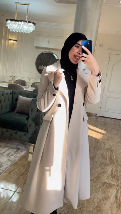 princess coat off-white