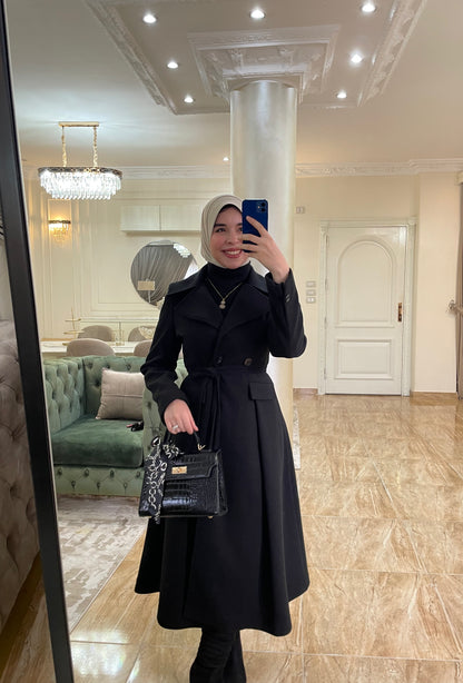 princess coat black