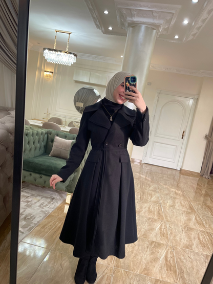 princess coat black