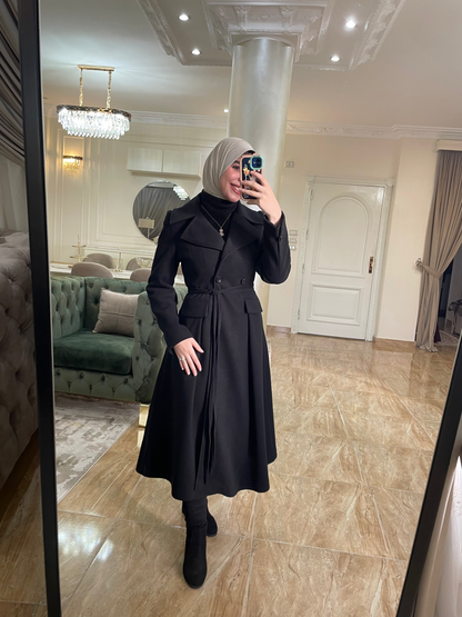 princess coat black