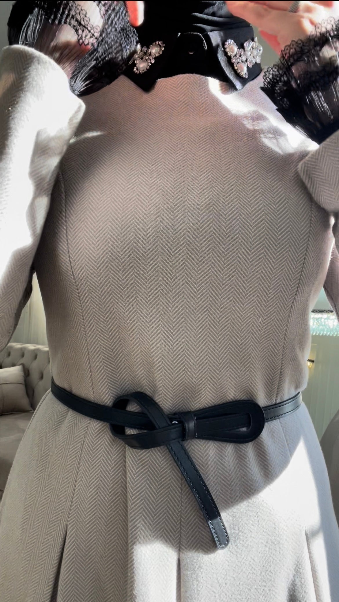 Beige Laila dress