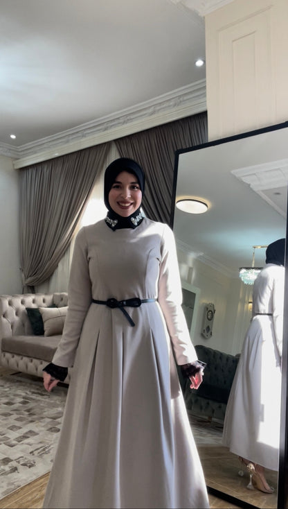 Beige Laila dress