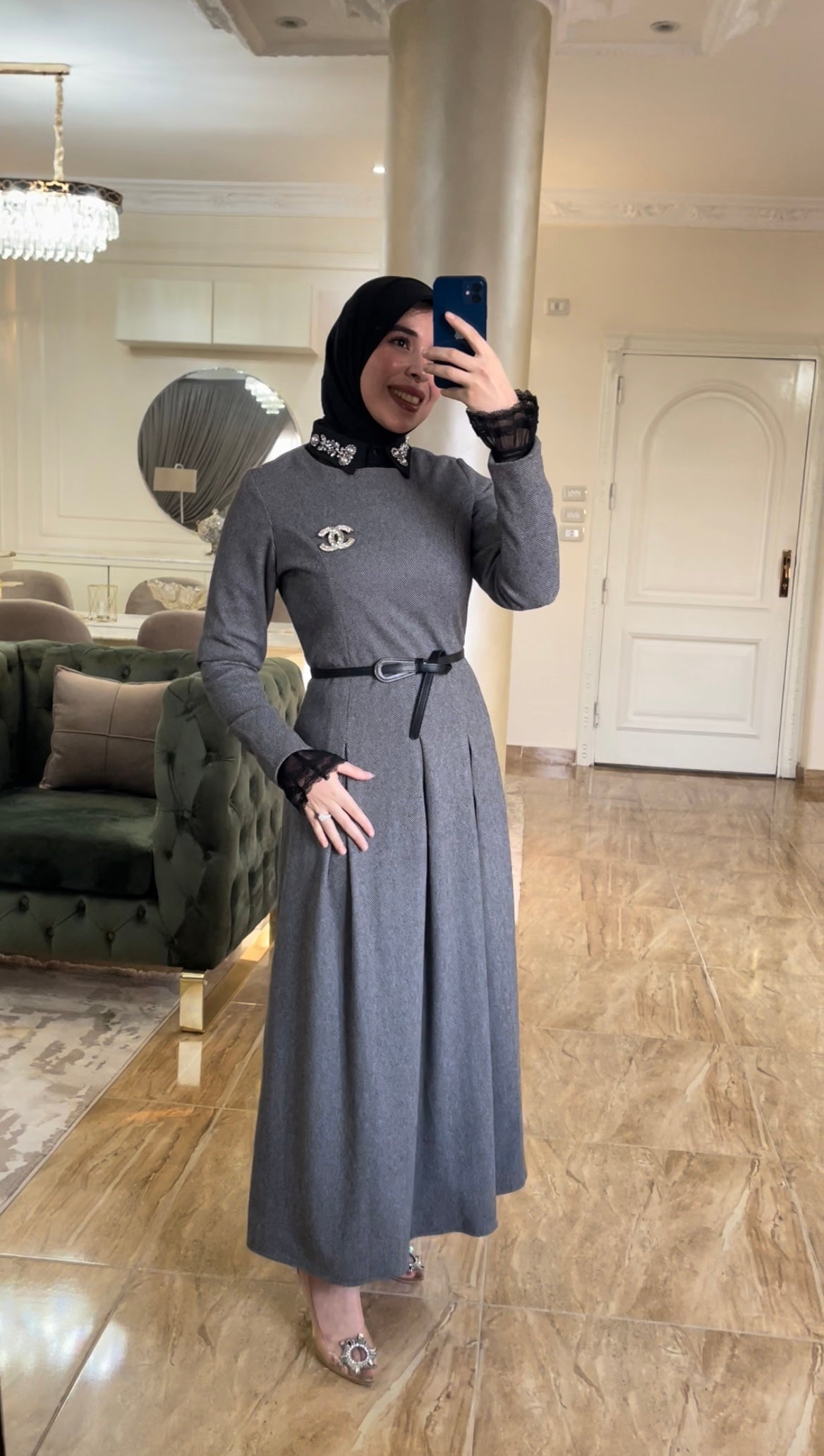 Gray Laila dress