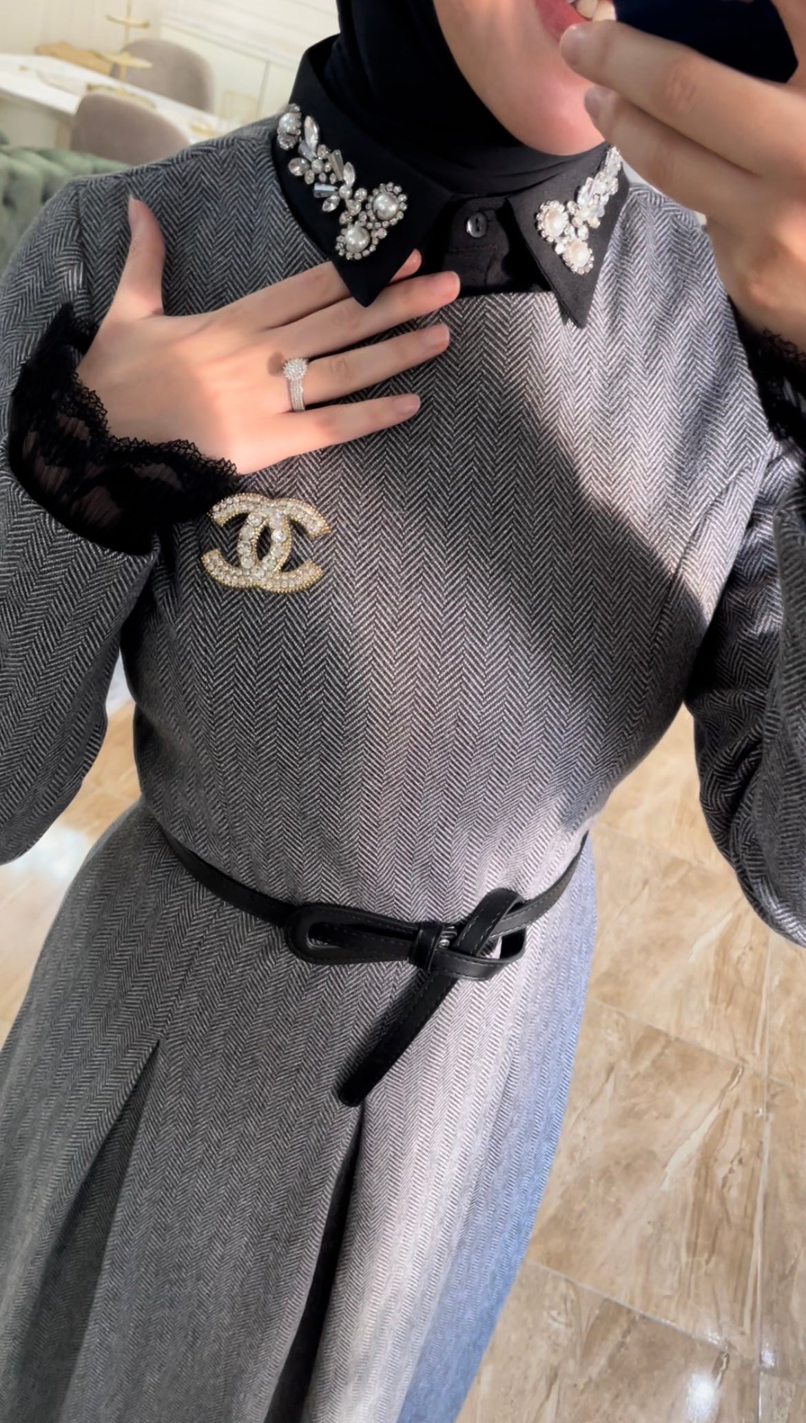 Gray Laila dress