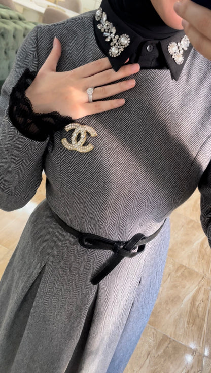 Gray Laila dress