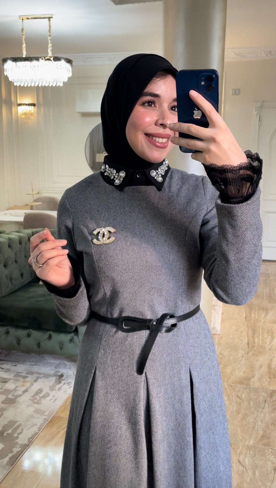 Gray Laila dress